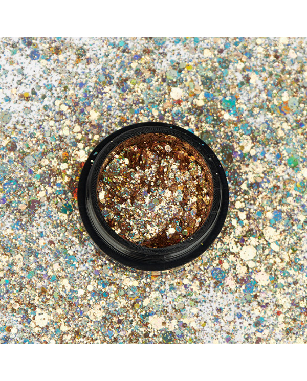 GALAXY GLITTER EFFECT GOLD