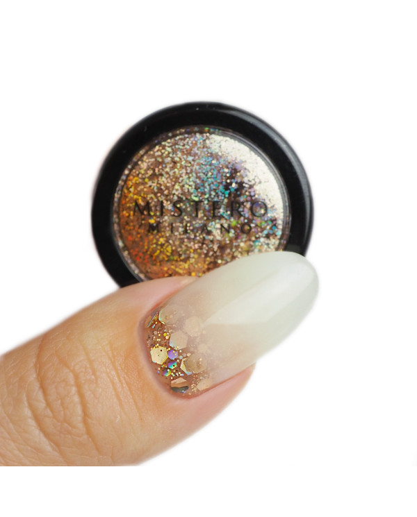 GALAXY GLITTER EFFECT GOLD