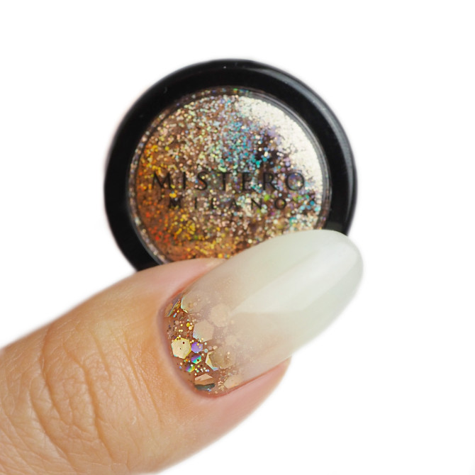 GALAXY GLITTER EFFECT GOLD