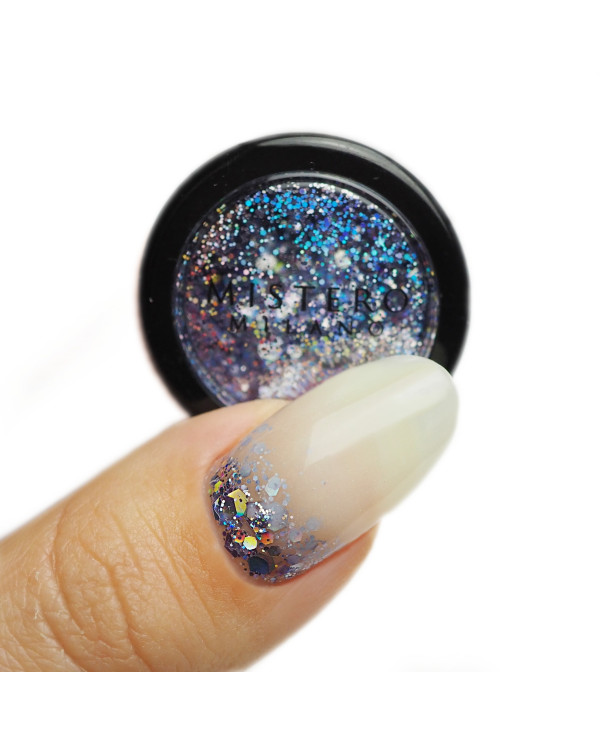 GALAXY GLITTER EFFECT BLUE