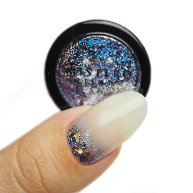 GALAXY GLITTER EFFECT BLUE
