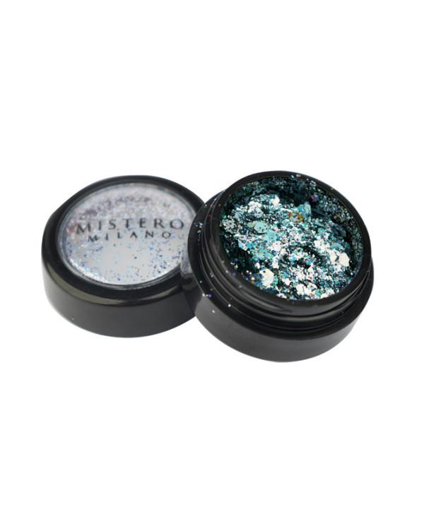 GALAXY GLITTER EFFECT GREEN