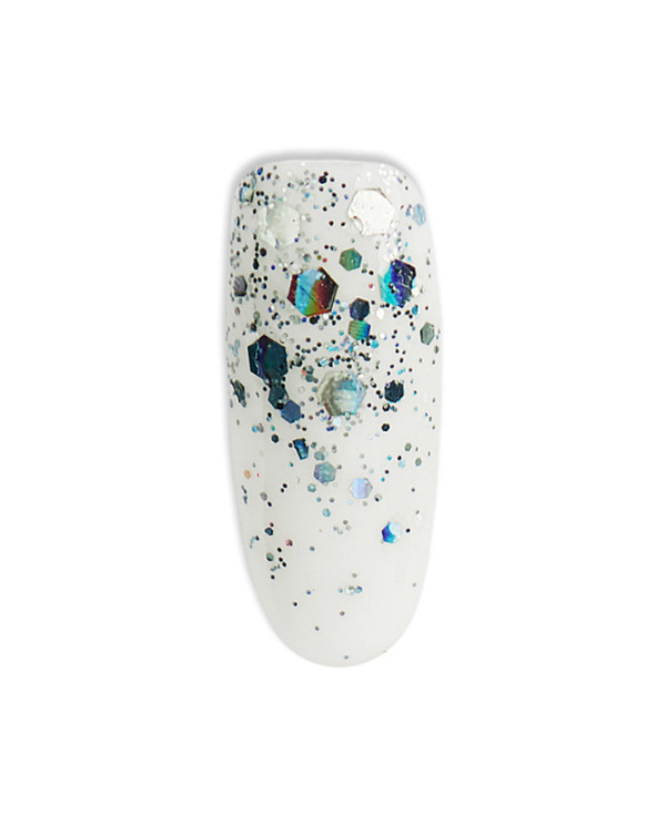 GALAXY GLITTER EFFECT GREEN