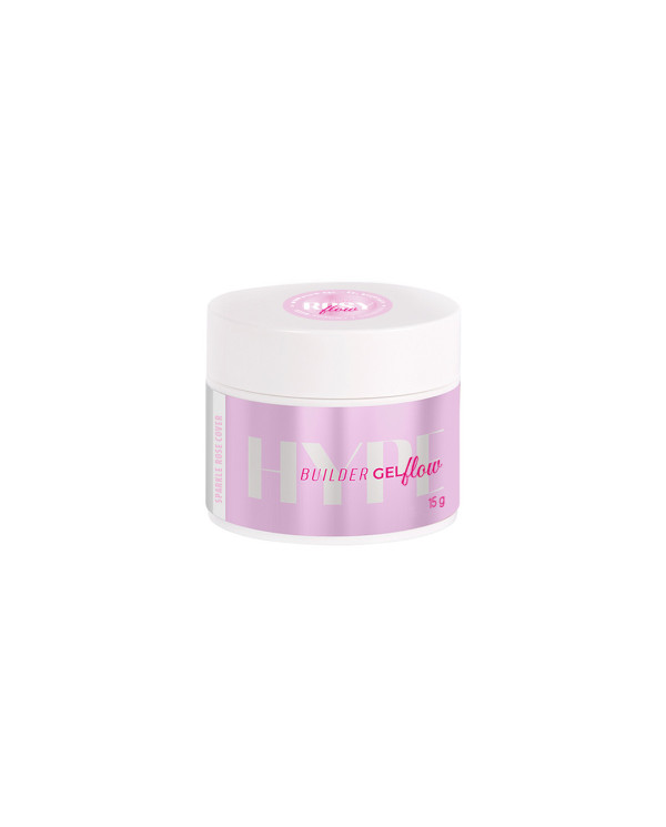 HYPE BUILDER GEL FLOW COVER  SPARKLE ROSE