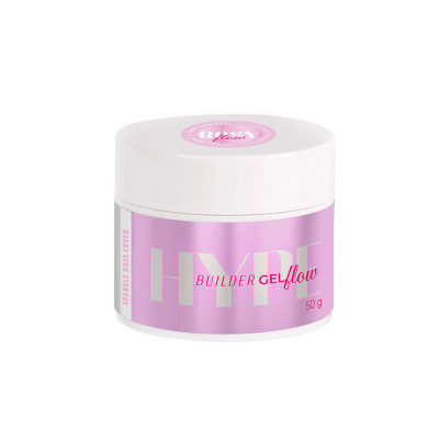 HYPE BUILDER GEL FLOW COVER  SPARKLE ROSE